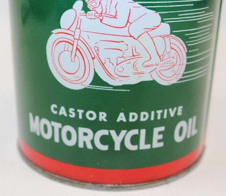 C.A.M. Indian Motorcycle Metal One Quart Oil Can - 6