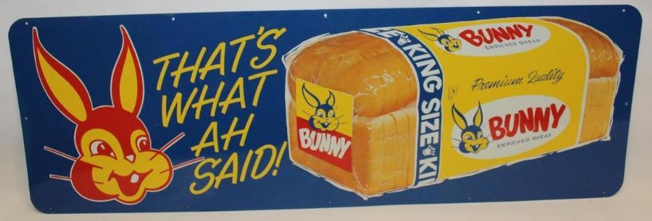 Bunny Enriched Bread "That's What Ah Said!" SST Advertising Sign (1 of 6)