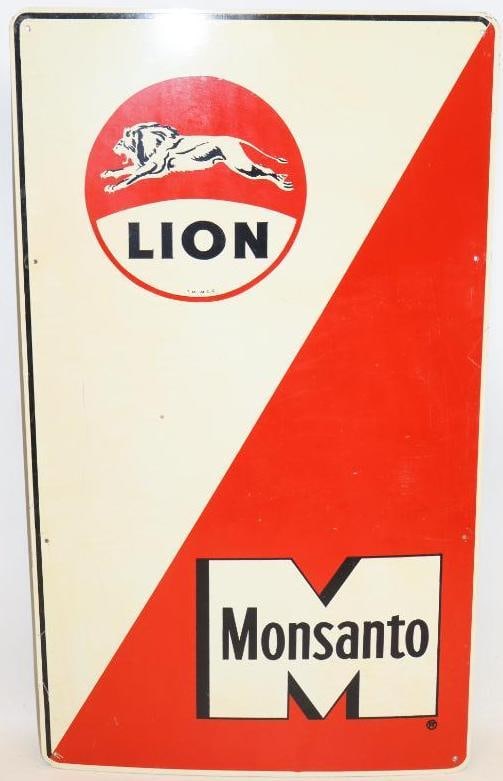 Lion Monsanto Farm Products SST Advertising Sign (1 of 6)