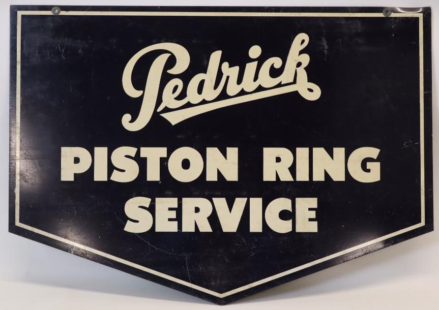 Pedrick Piston Ring Service DST Advertising Sign (1 of 3)