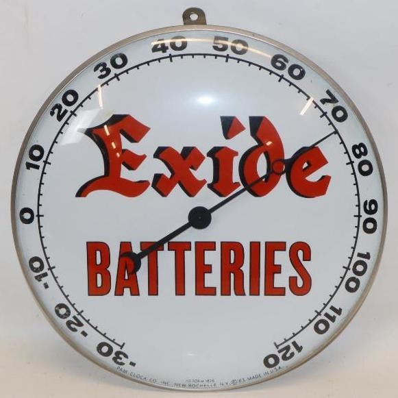 PAM Exide Batteries Advertising Thermometer (1 of 5)