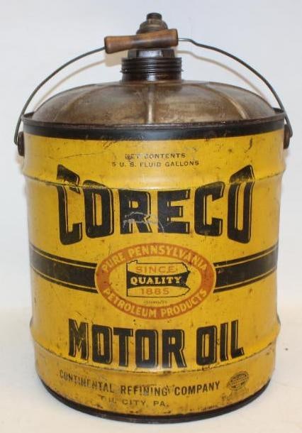 Coreco 5 Gallon Oil Can: 11.5x11.5x16