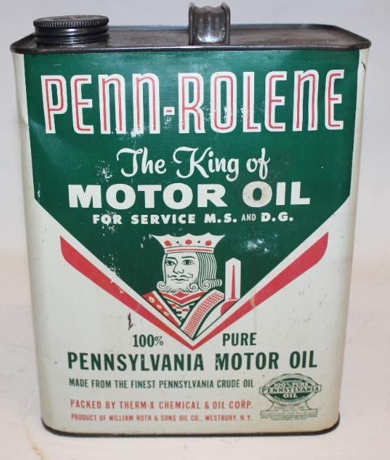 Penn-Rolene 2 Gallon Oil Can: 8.5x5.5x11.5