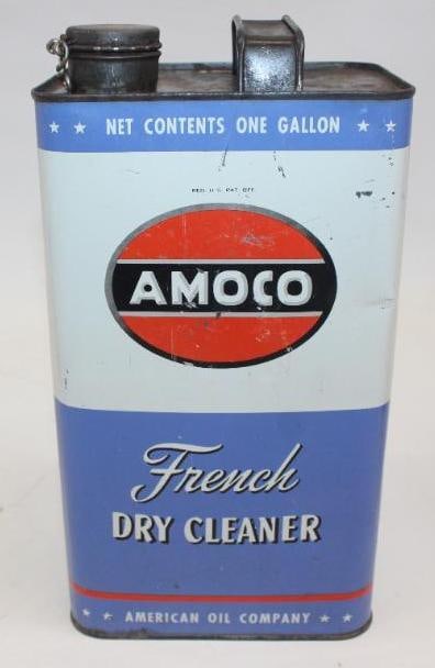 American Oil Amoco French Dryer Cleaner 1 Gallon Oil Can (1 of 4)