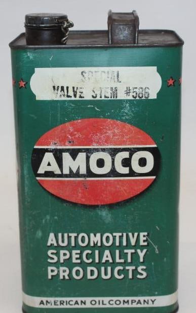 American Oil Amoco Special Value Steam 1 Gallon Oil Can (1 of 5)