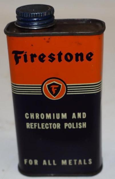 Firestone 1/2 Pint Chrome Polish Can (1 of 4)