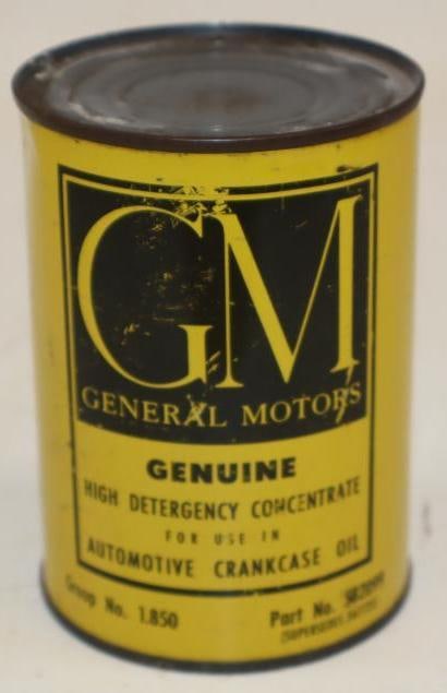 General Motors High Detergency Concentrate Crank Case Oil Can (1 of 4)
