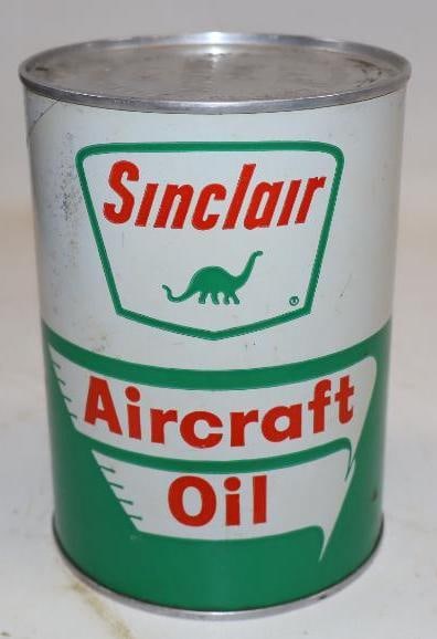 Sinclair Aircraft 1qt Composite Oil Can (1 of 3)
