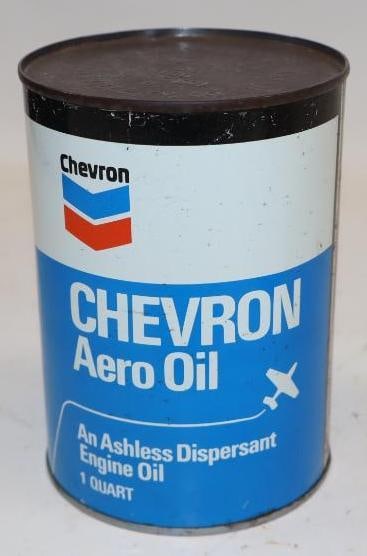 Chevron 1qt Metal Aero Oil Can (1 of 4)