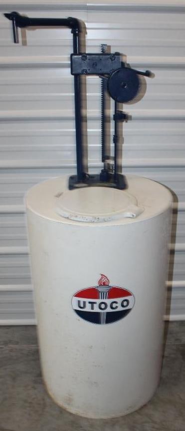 Gilbert & Barker Oil Storage Tank with Standard Oil of New Jersey Identification Tag (1 of 8)