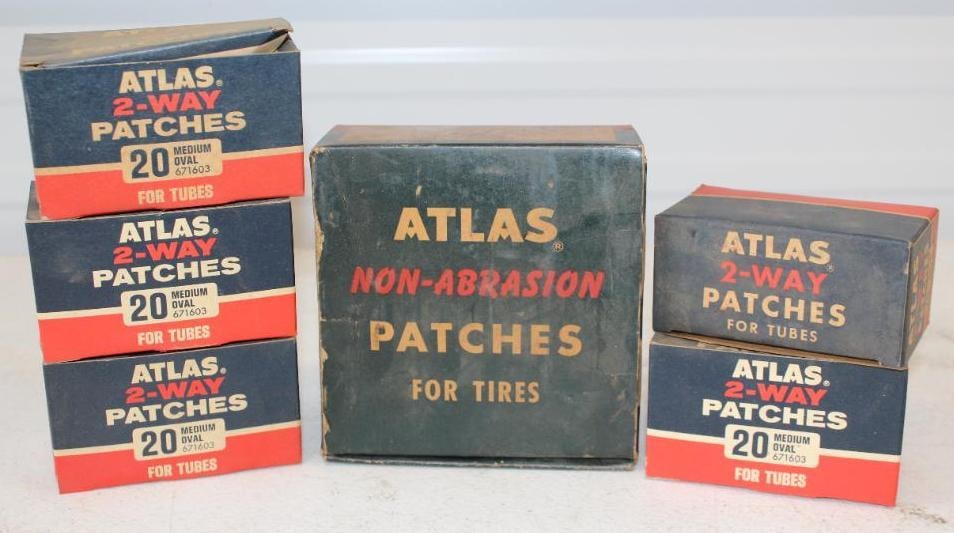 Group of 6 Atlas 2 Way & Non Abrasive Patches in Original Boxes (1 of 5)