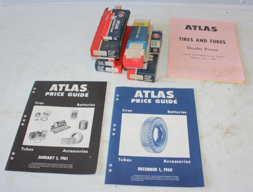 Group of 12 Atlas Price Guides and Auto Lamps in Original Boxes (1 of 4)