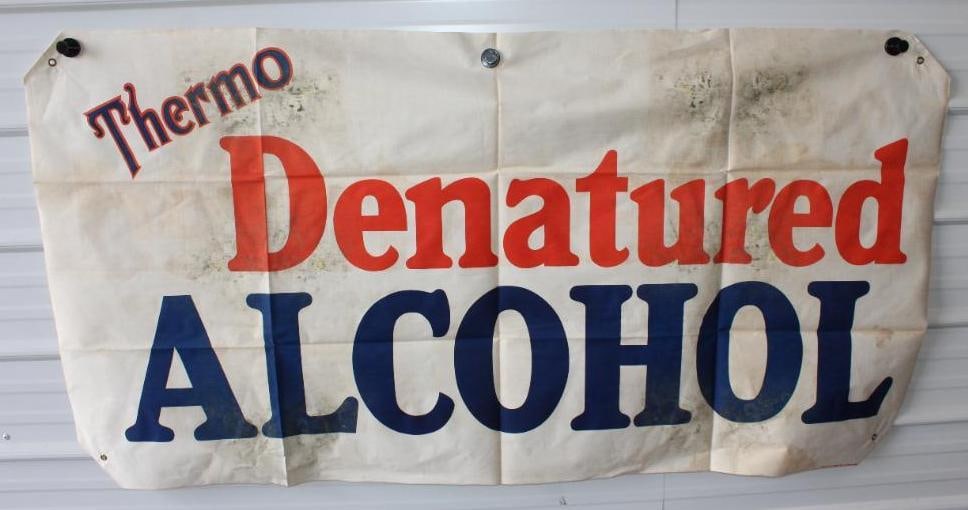 Thermo Denatured Alcohol Anti-Freeze Canvas Advertising Banner (1 of 5)