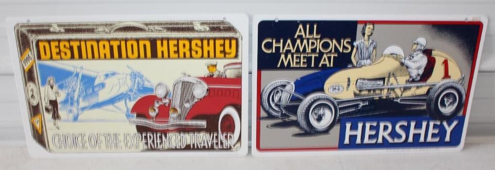 Group of 2 1996 and 1997 Hershey Car Show and Swap Meet Advertising Signs (1 of 6)