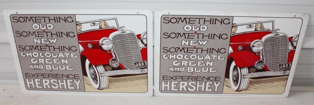 Group of 2 1993 Hershey Car Show and Swap Meet Advertising Signs (1 of 5)