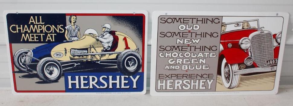 Group of 2 1993 and 1997 Hershey Car Show and Swap Meet Advertising Signs (1 of 6)