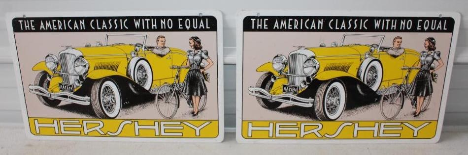 Group of 2 1994 Hershey Car Show and Swap Meet Advertising Signs (1 of 4)