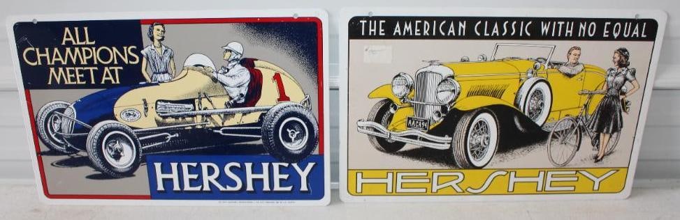 Group of 2 1994 and 1997 Hershey Car Show and Swap Meet Advertising Signs (1 of 5)