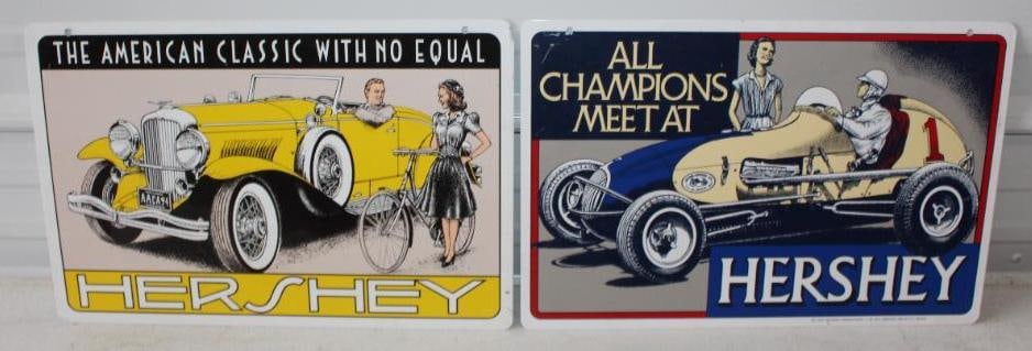 Group of 2 1994 and 1997 Hershey Car Show and Swap Meet Advertising Signs (1 of 5)
