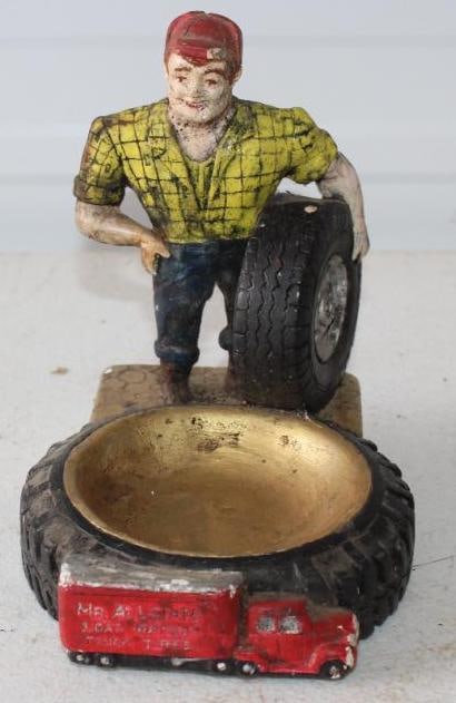 Mr All State Truck Tire Ceramic Advertising Ash Tray (1 of 5)