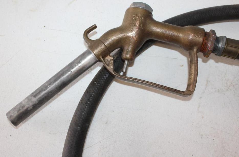 Brass OPW Nozzle With Hose (1 of 4)