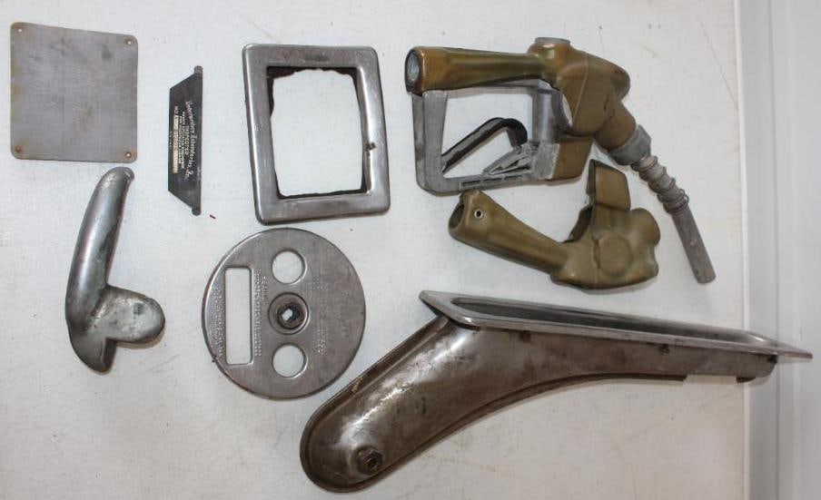 Group of 8 Gas Pump Nozzle and Parts (1 of 12)