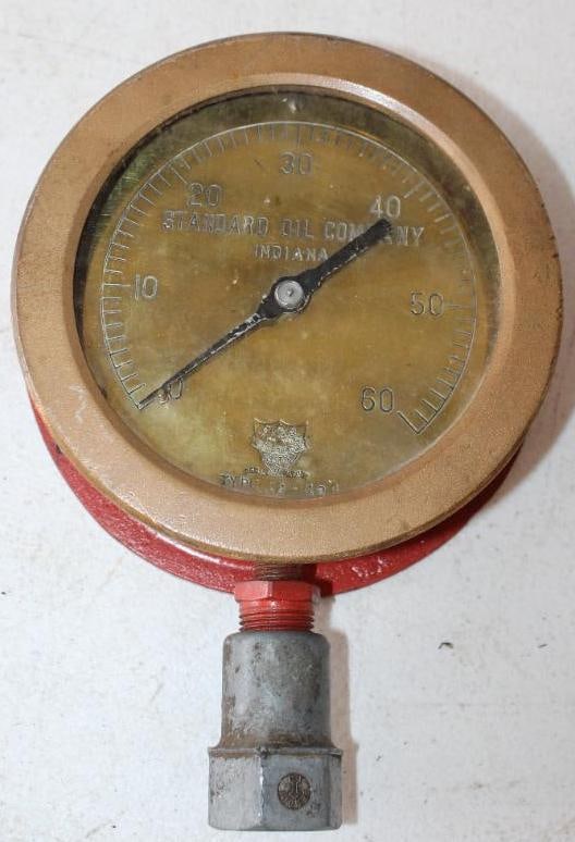 Standard Oil Company of Indiana Brass Gauge (1 of 4)