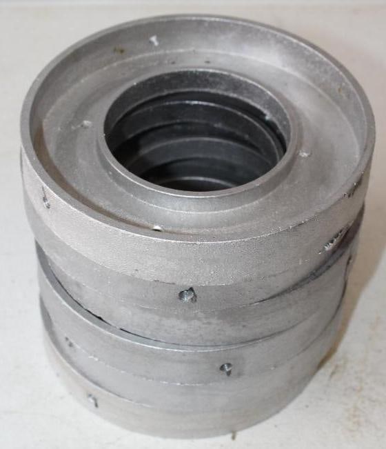 Group of 6 Recast Gas Pump Globe Rings (1 of 3)