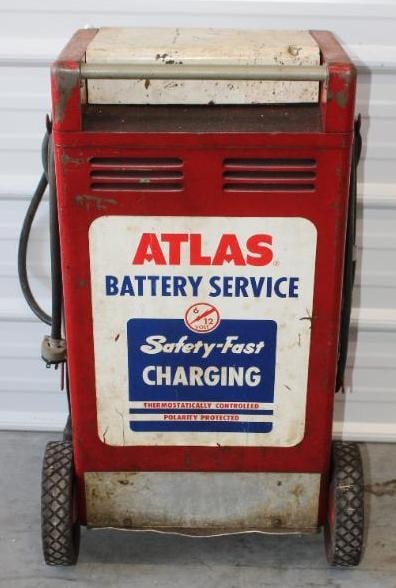 Atlas Battery Service Safety Fast Charger: 16x13x33 Untested. Will not Ship, Pick Up Only