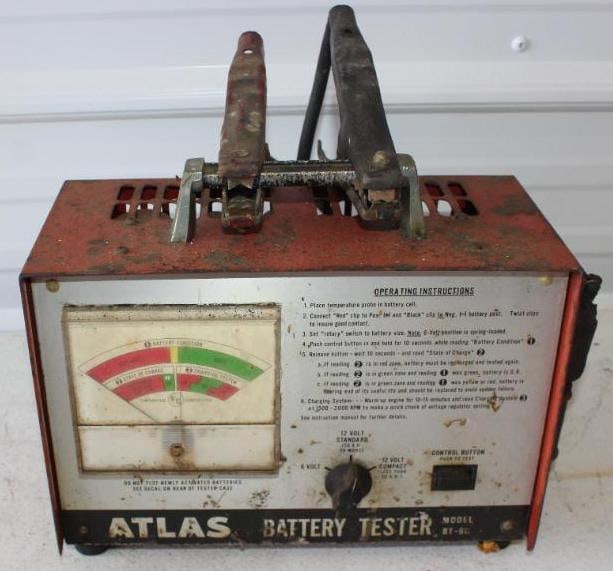 Atlas Battery Tester: 11.5x7x10 Untested