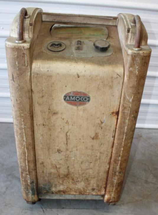 Amoco Speed Way Chart Battery Charger: 20x16x39. Pick Up Only, Will Not Ship