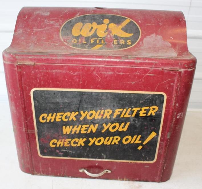 Wix Oil Filters Counter Top Cabinet: 23x17x22