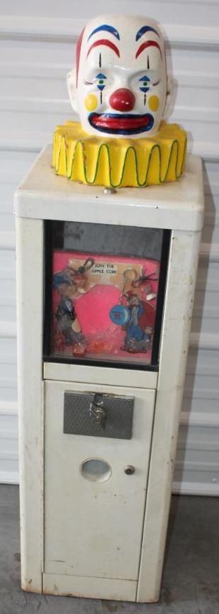 Coin Operated Kids Toy Clown Vending Machine (1 of 9)