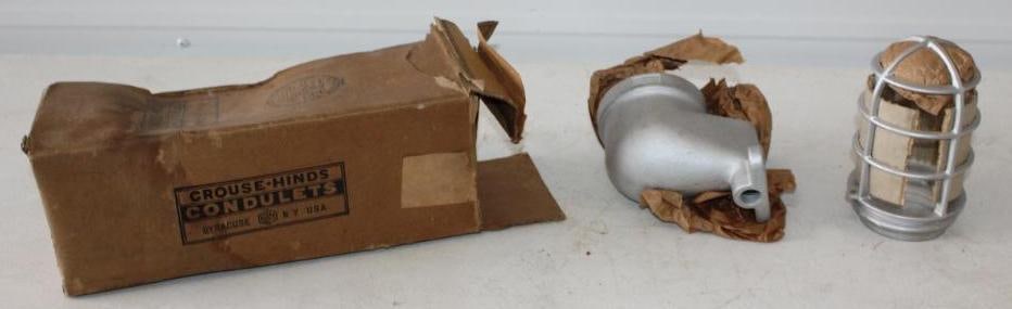Crouse-Hinds Industrial Lighting Condulets in Original Box: 6x6x14