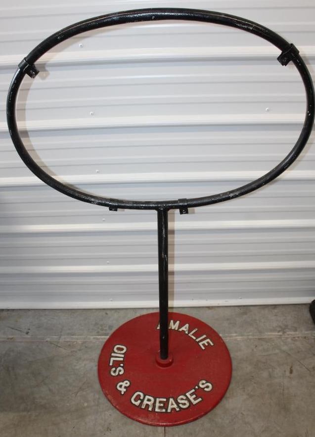 Amalie Oils & Grease Curb Sign Base & Sign Bracket (1 of 6)