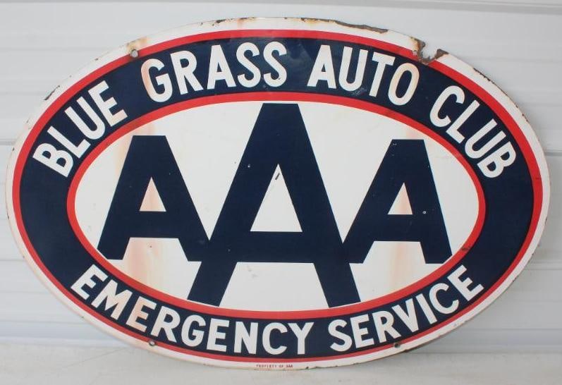 Blue Grass AAA DSP Advertising Sign (1 of 10)