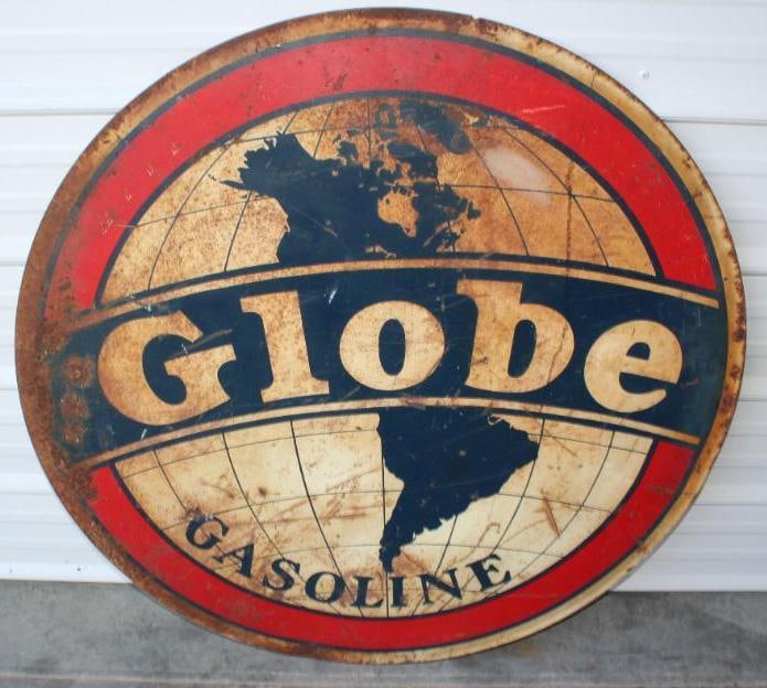 Globe Gasoline DSP 42inch Advertising Sign (1 of 9)