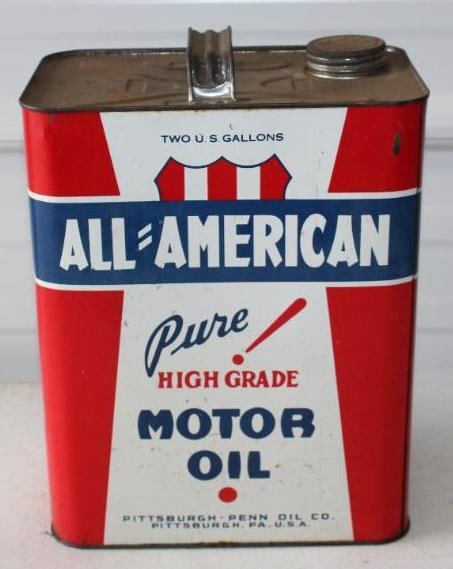 All American 2 Gallon Oil Can (1 of 4)
