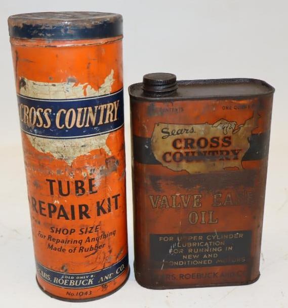 Group of 2 Cross Country Shop Size Tire Repair Tube Kit and Valve Ease Kit (1 of 2)