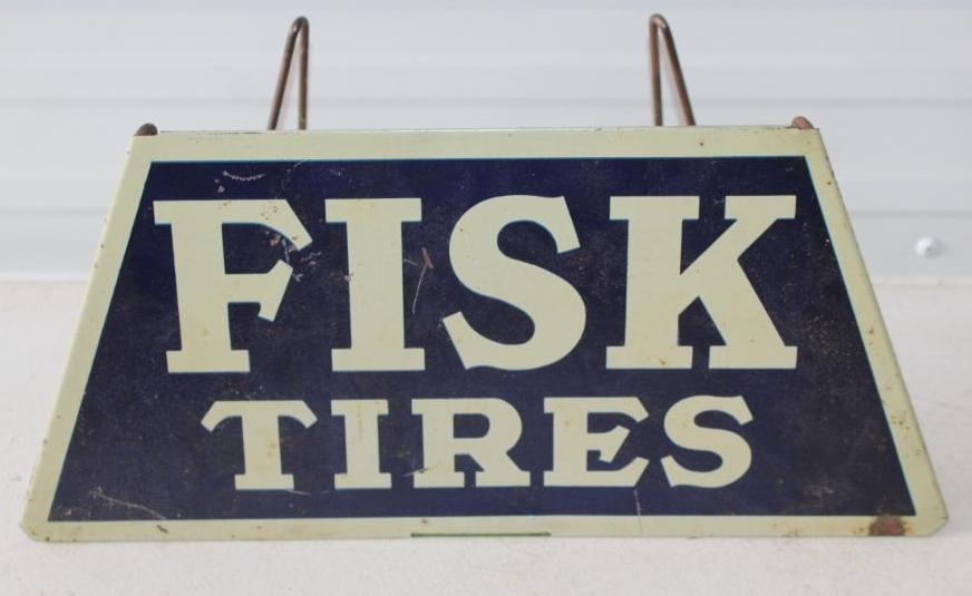 Fisk Tire Display Stand: 16x10x7.5 Has Original Paper Instructions