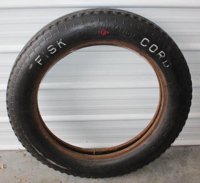 Fisk Transportation Heavy Duty 35x5 Cord Tire: 37x37x6 Will Not Ship, Pick Up Only