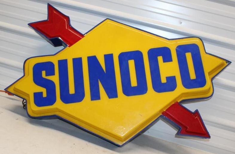 Sunoco Gas Station Light up Advertising Sign (1 of 14)