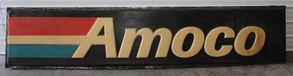 Signal Sided Amoco Gas Station Light Up Sign (1 of 5)
