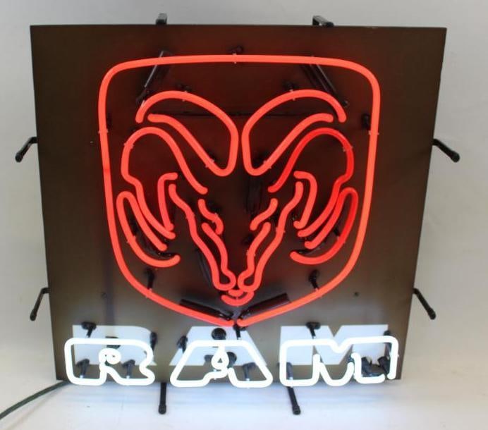 Dodge Ram Light Up Window Neon (1 of 6)