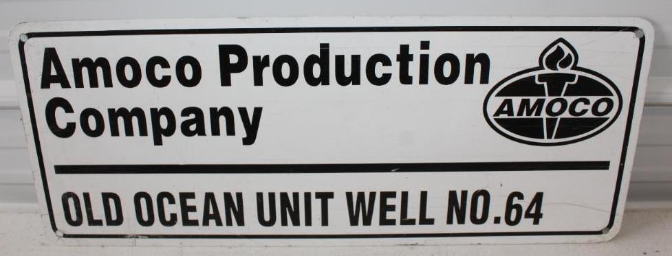 Amoco Production Company SST Well Lease Sign (1 of 4)
