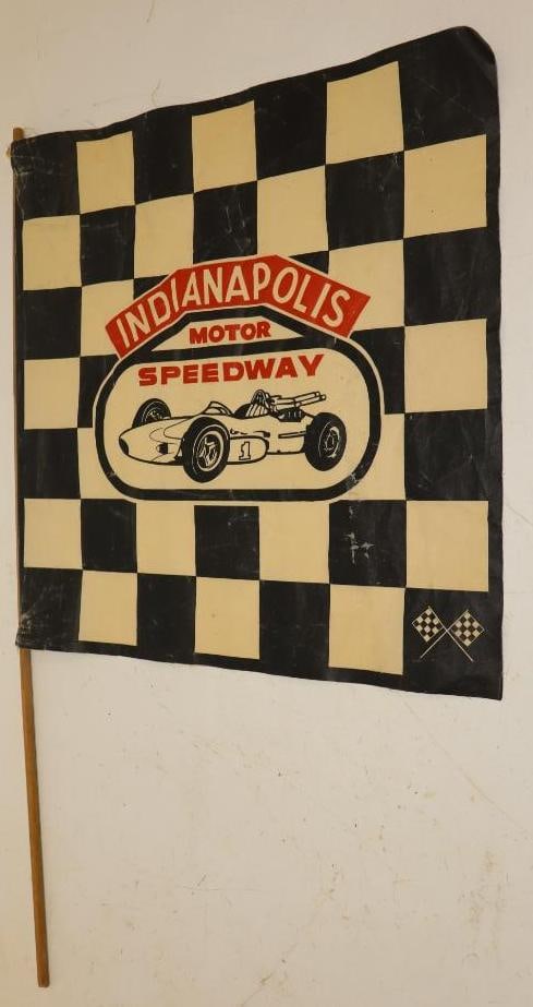 Indianapolis Motor Speedway Souvenir Checkered Flag (1 of 3)