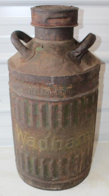 10 Gallon Wadhams Bulk Oil Can (1 of 6)