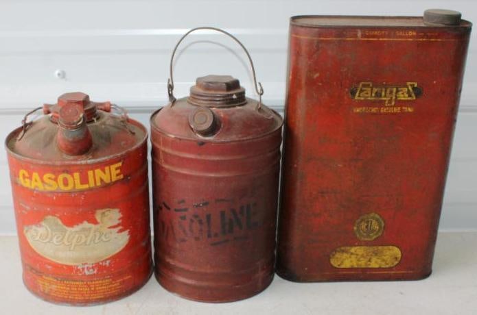 Group of 3 1 Gallon Gasoline Cans (1 of 4)