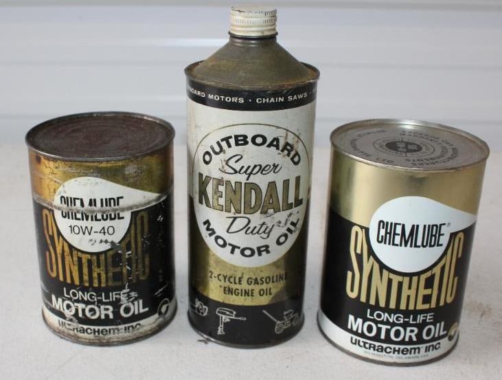 Group of 3 Kendall Outboard and Chemlube (1 of 5)