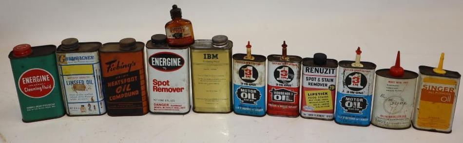 Group of 12 1/2 Pint and Handy Oil Cans (1 of 5)